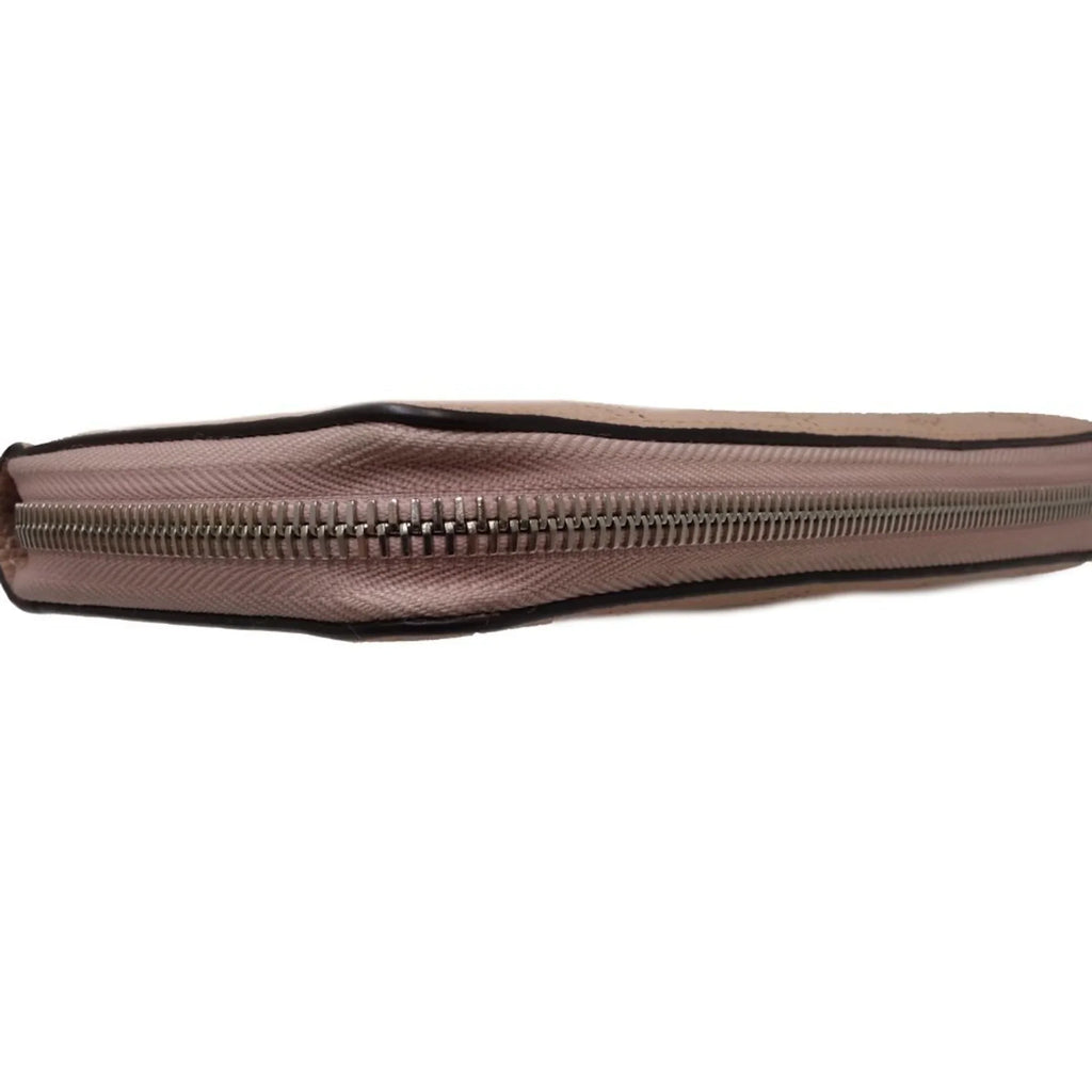 Pre-Owned LOUIS VUITTON Zippy Wallet M61868 Long Monogram Mahina Magnolia (Pink) 083014 (Good)