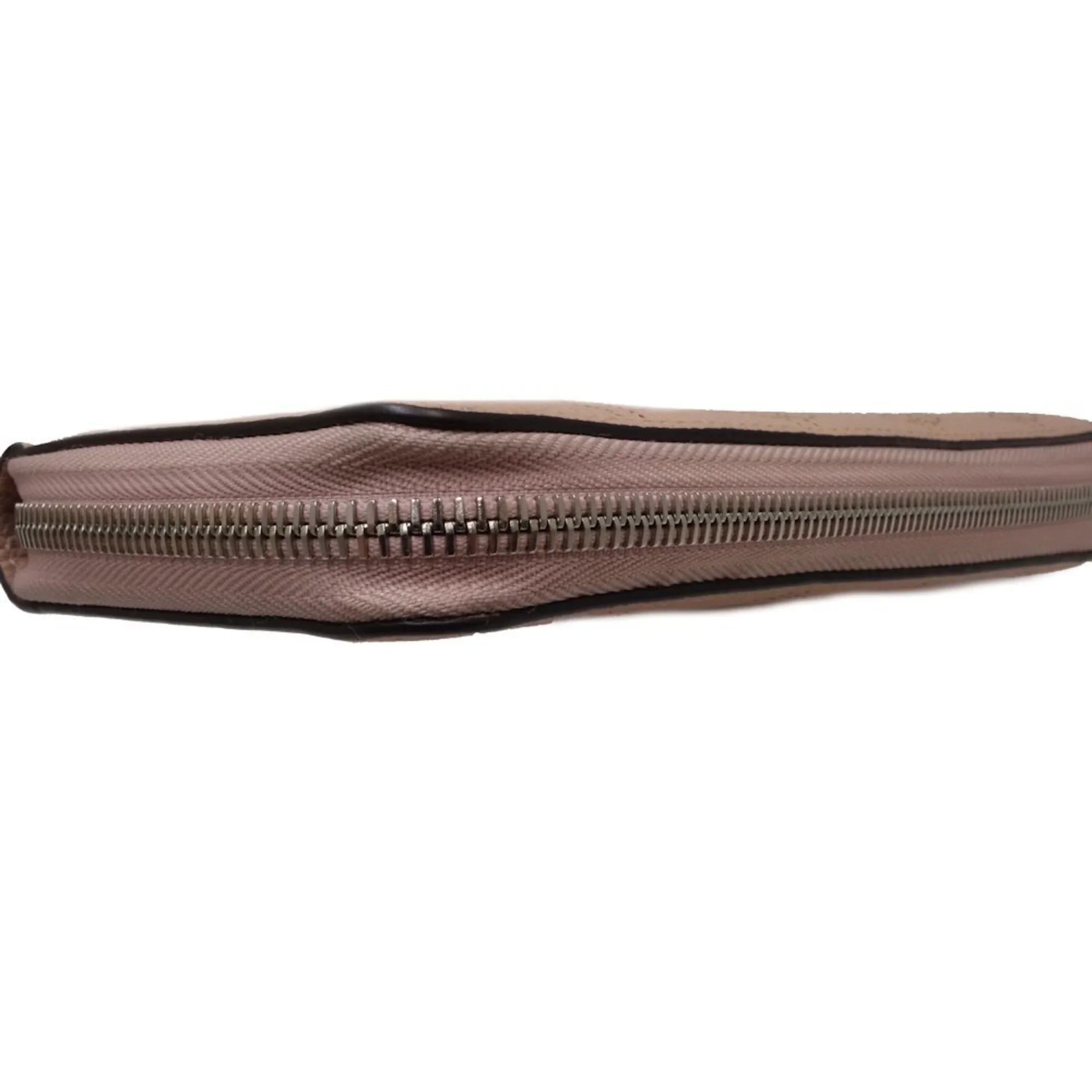 Pre-Owned LOUIS VUITTON Zippy Wallet M61868 Long Monogram Mahina Magnolia (Pink) 083014 (Good)