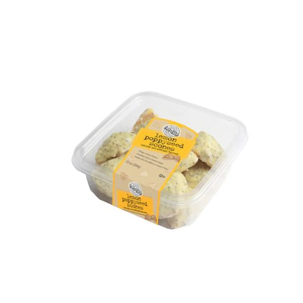 Two Bite Lemon Poppyseed Scones, 10 Ounce -- 24 per case
