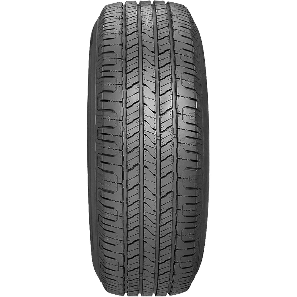 Set of 4 (FOUR) Laufenn (by Hankook) X Fit HT 225/70R15 100T A/S All Season Tires Fits: 2005 Ford Escape XLT, 2000 Jeep Wrangler Sahara