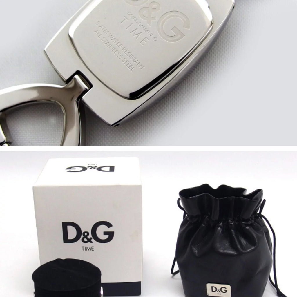 Pre-Owned D&G Ladies Watch Crystal Silver Display (Fair)