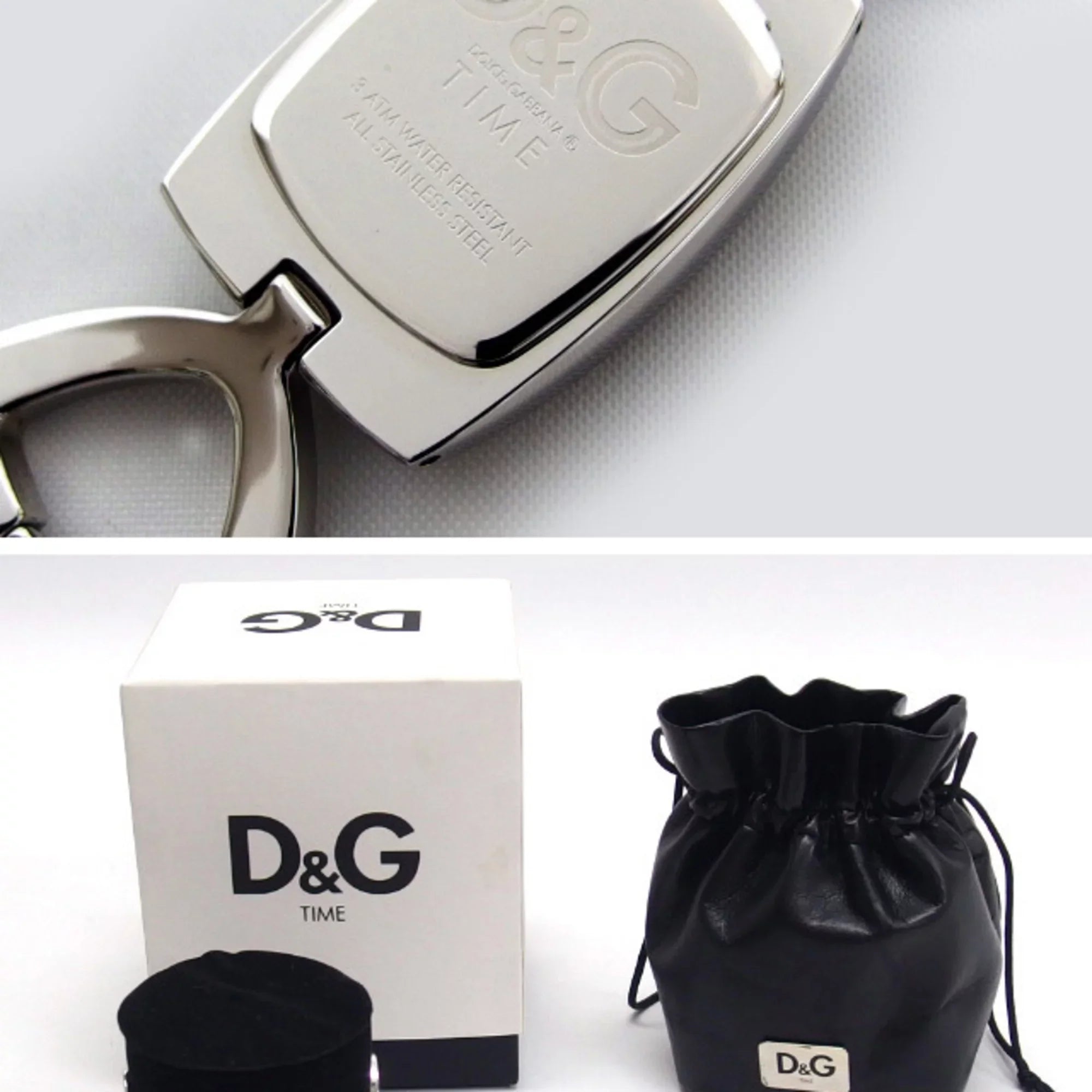 Pre-Owned D&G Ladies Watch Crystal Silver Display (Fair)