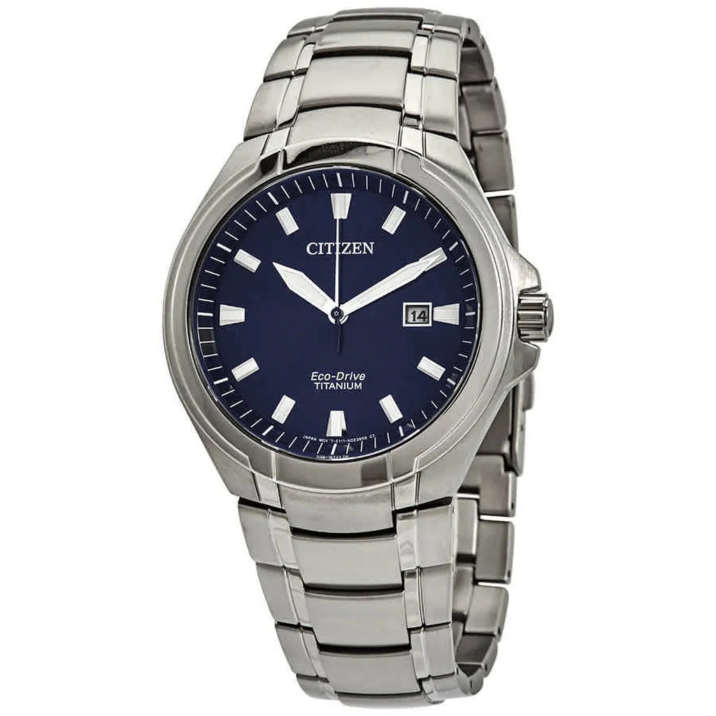 Citizen Paradigm Super Titanium Eco-Drive Blue Interface Individuals Watch BM7431-51L