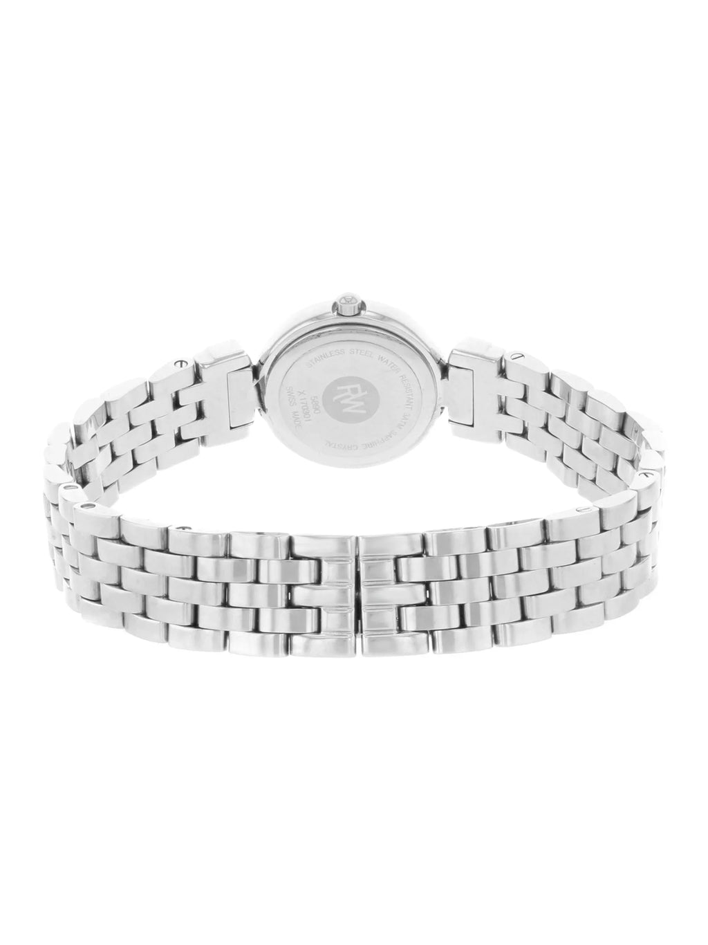 Pre-Owned Raymond Weil Chorus Steel Midnight Face Gemstone Ladies Watch 5890-ST-20082 (Good)
