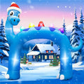 OnlineGymShop CB24229 12' Christmas Inflatables Dinosaur