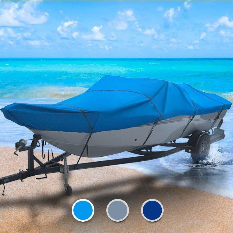 Semi-Custom Deck Boat 25'6" Length X 104" Beam Width Seal Skin 1200 Boat Cover