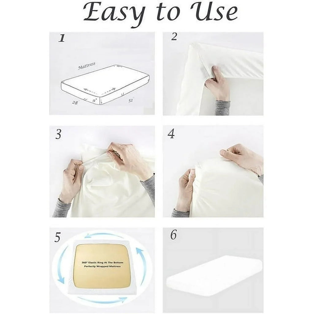Hotel Brand 1000 Thread Count 6-Piece Extra Deep Pocket Super Soft Sheet Set Fit Upto 34 Inches Deep Pocket, Solid Pattern, 100% Egyptian Cotton @ 'hotellinen' (Queen, White)