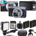 Canon PowerShot G7 X Mark III Digital Camera (Silver) + Extra Battery + LED +1 Yr Warranty