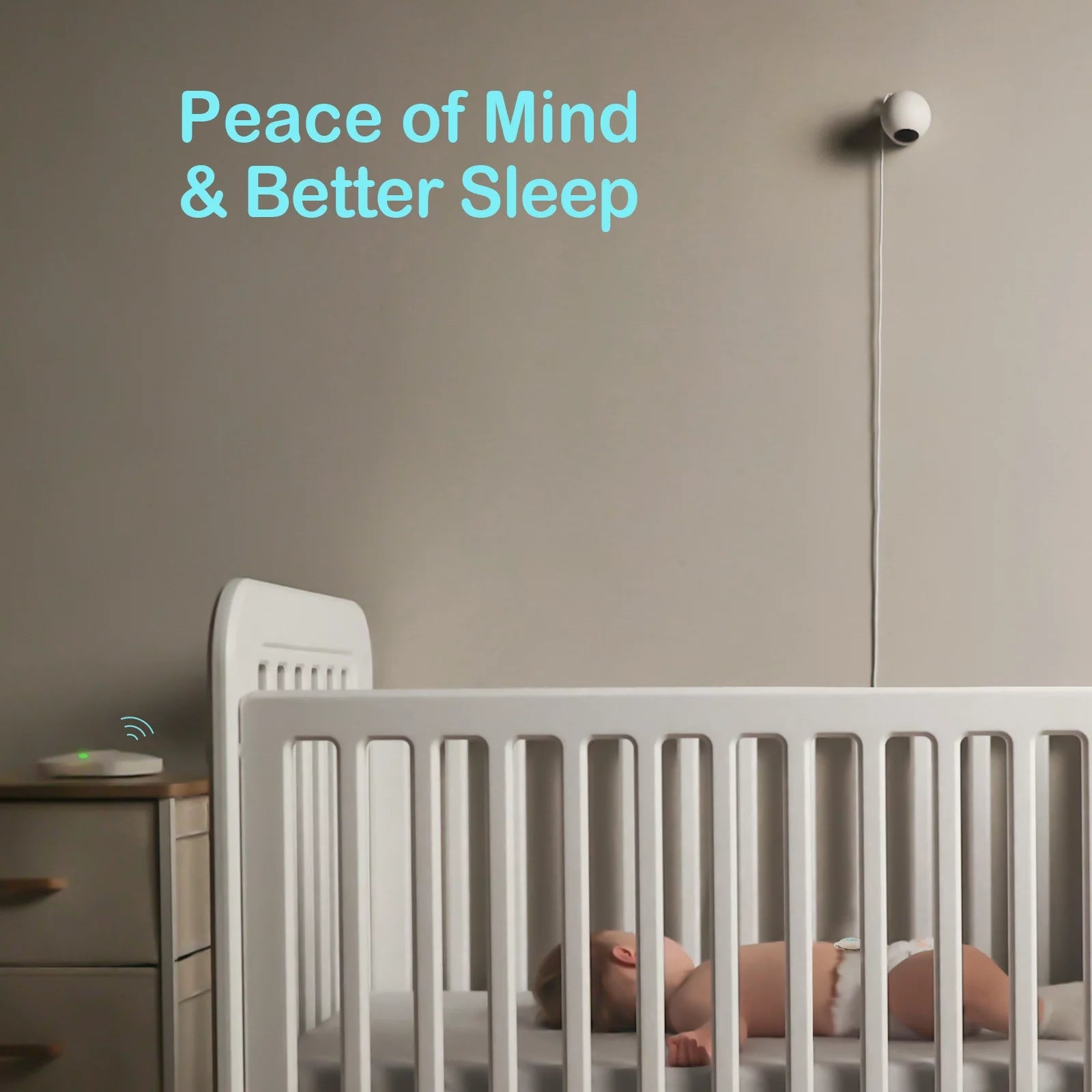 Sense-U Smart Baby Abdominal People Monitor - Tracks Baby's Abdominal Gentlemen Temperature, Rollover and Sleeping Position for Baby Safety with Instant Audio Alerts on Smartphones, Pink