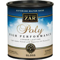 1 PK, ZAR Gloss Clear Water Based Exterior Polyurethane, 1 Qt.