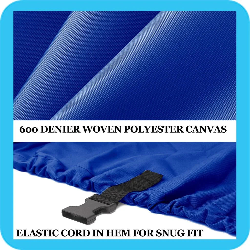 BLUE, GREAT QUALITY BOAT COVER Compatible for Lund 16 Tyee Rebel Special 1990