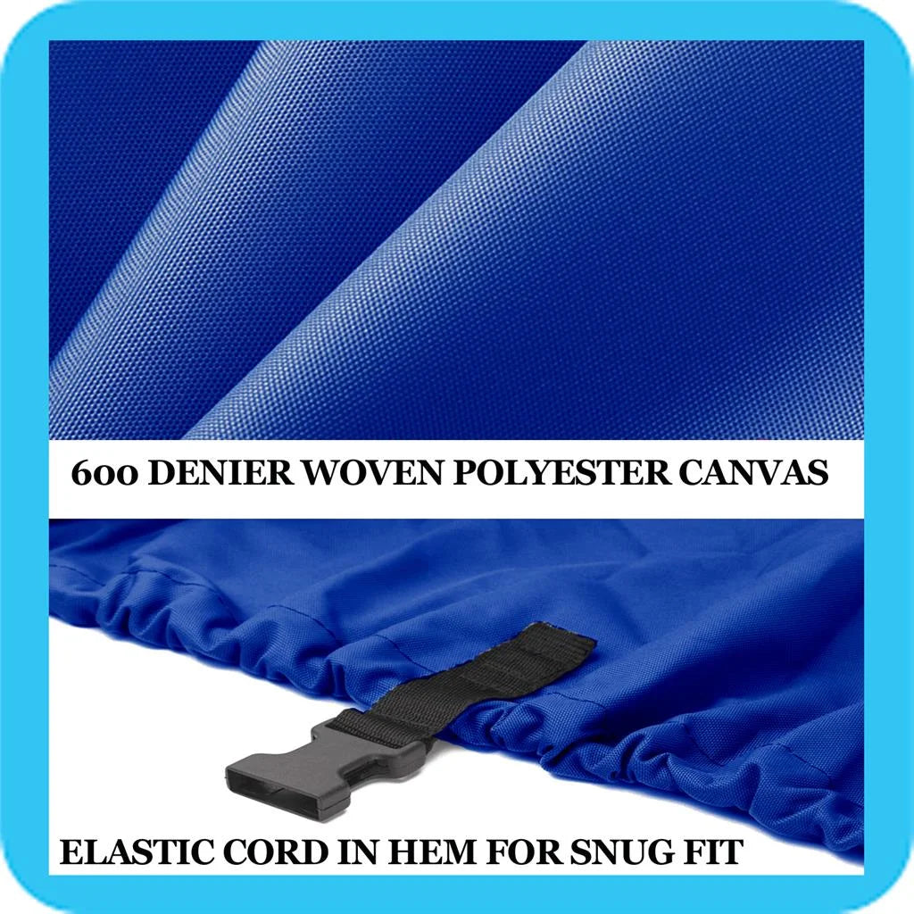 BLUE, GREAT QUALITY BOAT COVER Compatible for LUND MIRADO 16 ALL YEARS