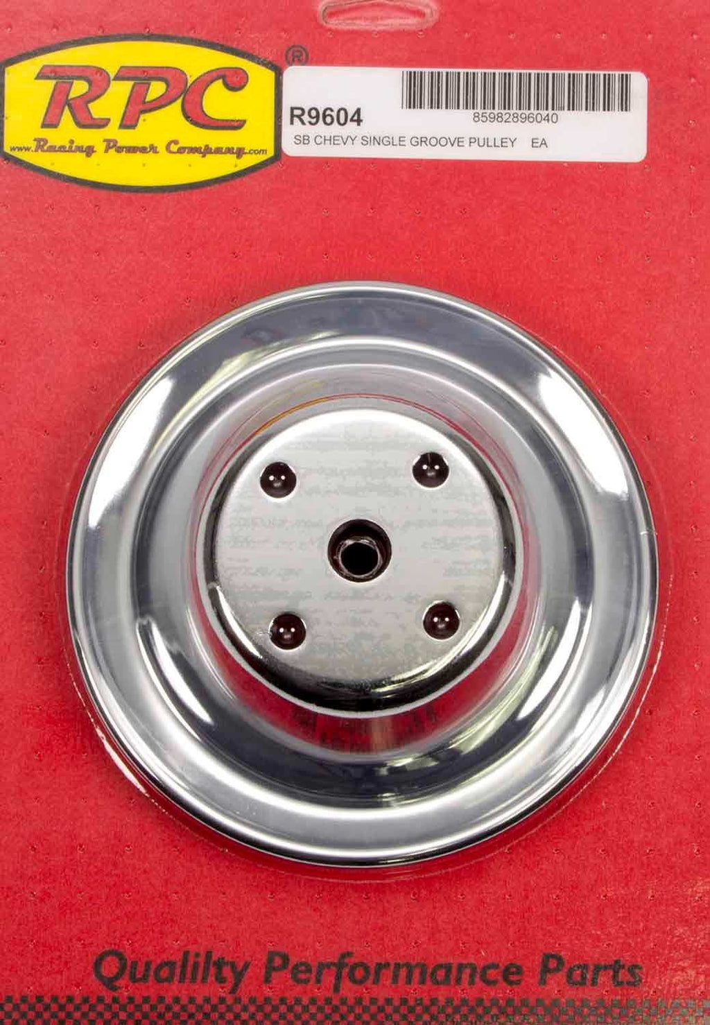 Racing Power Company R9604 Chrome Lwp Pulley For Small Block Chevy