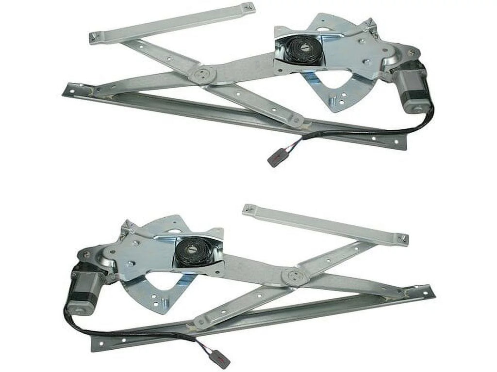 Front Window Regulator and Motor Kit 2 Piece - Compatible with 1991 - 2001 Ford Explorer 1992 1993 1994 1995 1996 1997 1998 1999 2000