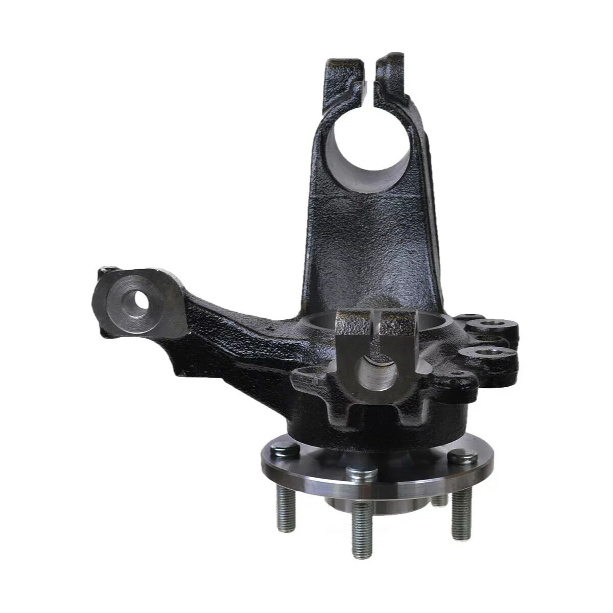 AutoShack Front Steering Knuckle and Wheel Bearing Hub Assembly 5 Lugs with ABS Driver Side Gentlemen for 2012 2013 2014 2015 2016 2017 2018 Ford Focus 2.0L FWD