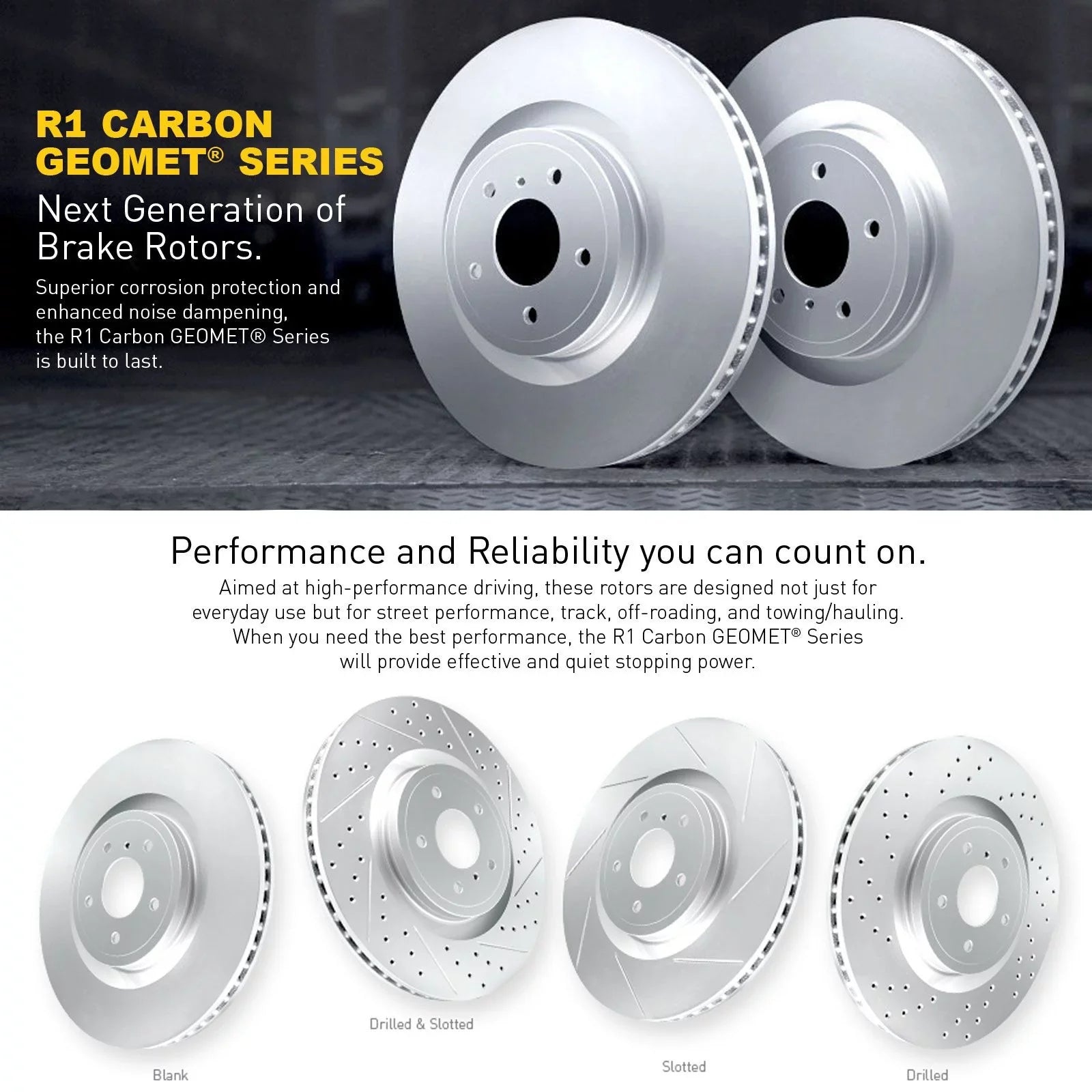 R1 Concepts Wdpn1 13023 R1 Concepts Brake Rotor Carbon Coated Fits select: 2018-2022 SUBARU CROSSTREK, 2017-2022 SUBARU IMPREZA SPORT