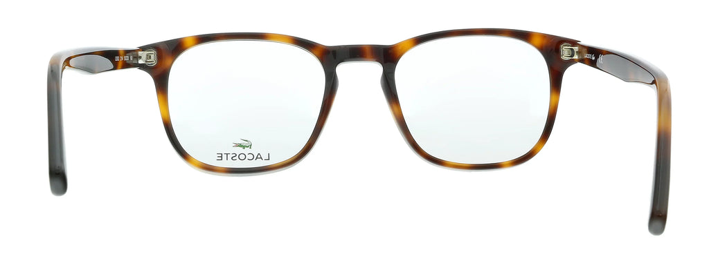 Lacoste L2832 214 Havana Modified Rectangle Eyeglasses for Gentlemen