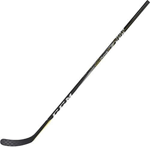 CCM Super Tacks 2.0 Pro Grip Composite Team Stick Grip (Choose Hand, Flex, and Curve) (Left, P90, 105)