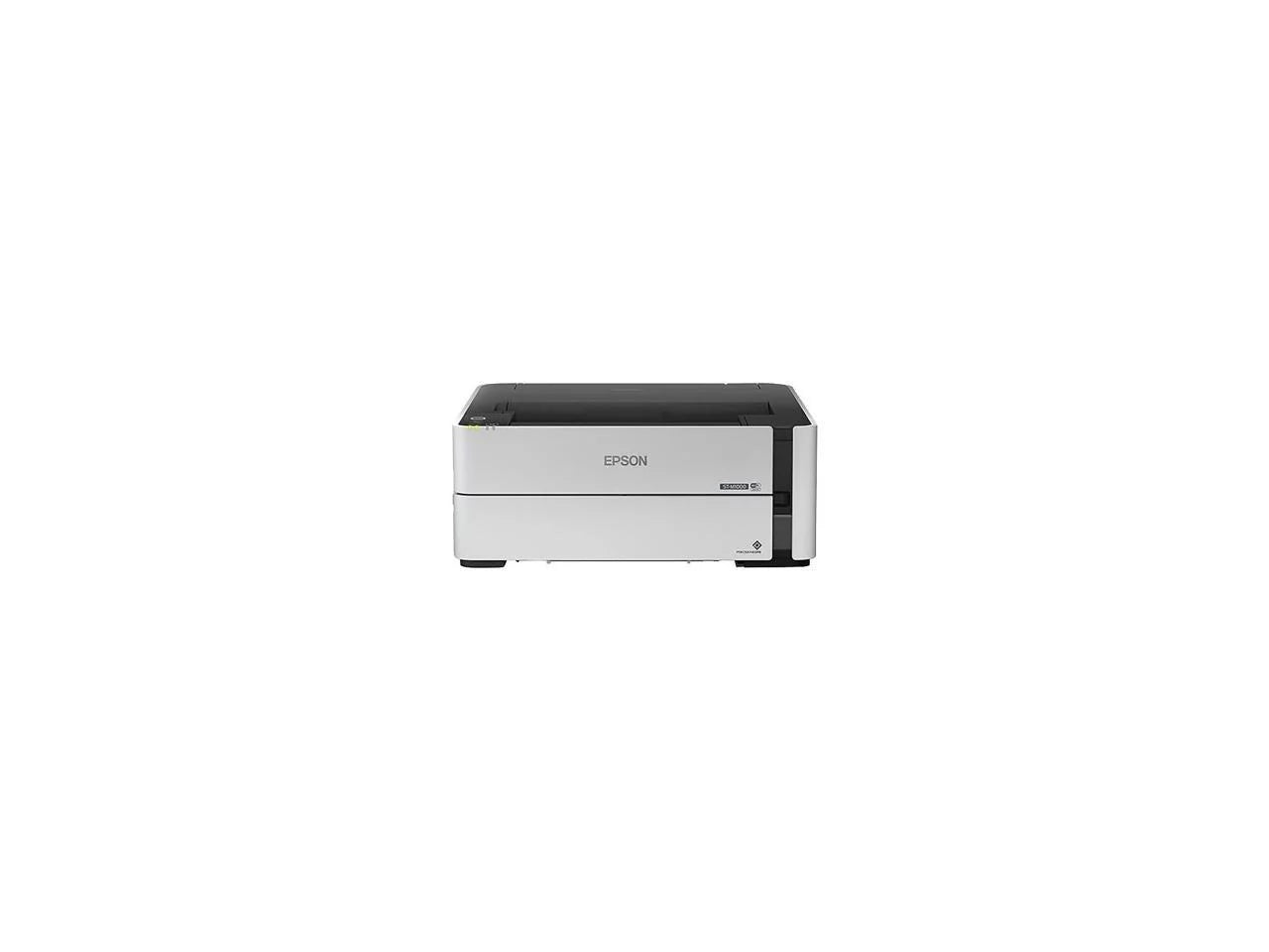 Epson - C11CG94201 - Epson WorkForce ST-M1000 Inkjet Printer - Monochrome - 1200 x 2400 dpi Print - Automatic Duplex Print - 251 Sheets Input - Gigabit Ethernet - Wireless LAN - Wi-Fi Direct,