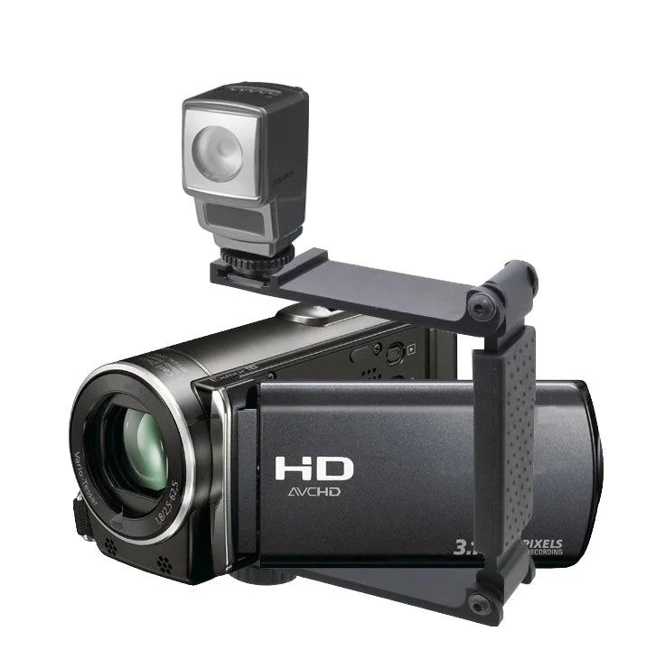 LED High Power Video Light (Super Bright) For Canon VIXIA HF R300 (Includes Mounting Brackets)