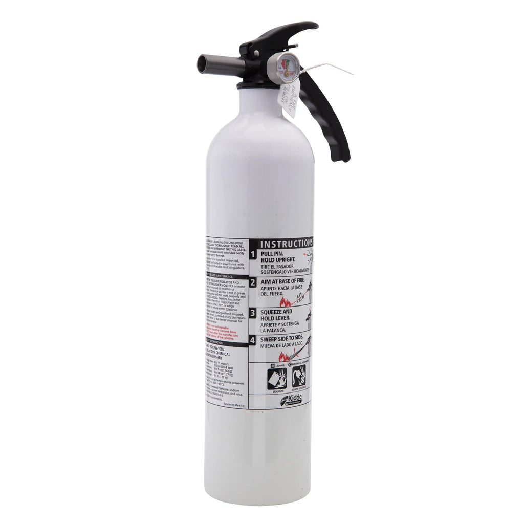 Kidde Marine Fire Extinguisher, UL Rated 10-B:C, Model KD82W-10BC, Not Rechargeable