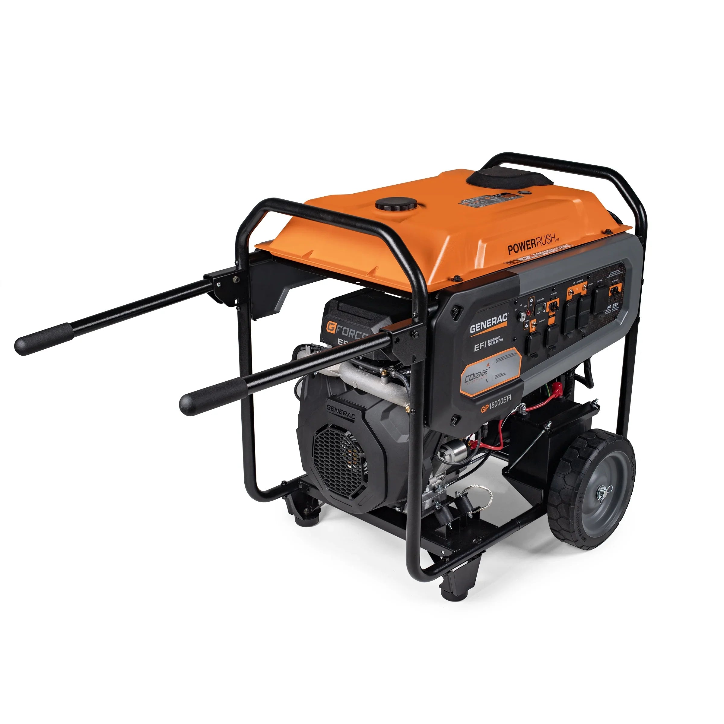 Generac 8917 GP18000E 18000 Watt Electric Start Gas Powered Portable Generator with COSense - 50ST