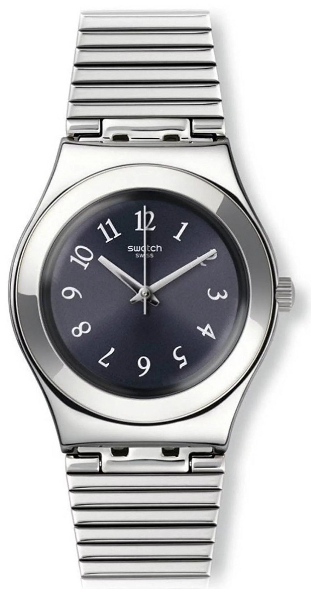 Swatch YLS186G Starling Midnight Face Stainless Steel Individuals Watch