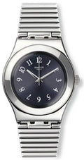 Swatch YLS186G Starling Midnight Face Stainless Steel Individuals Watch