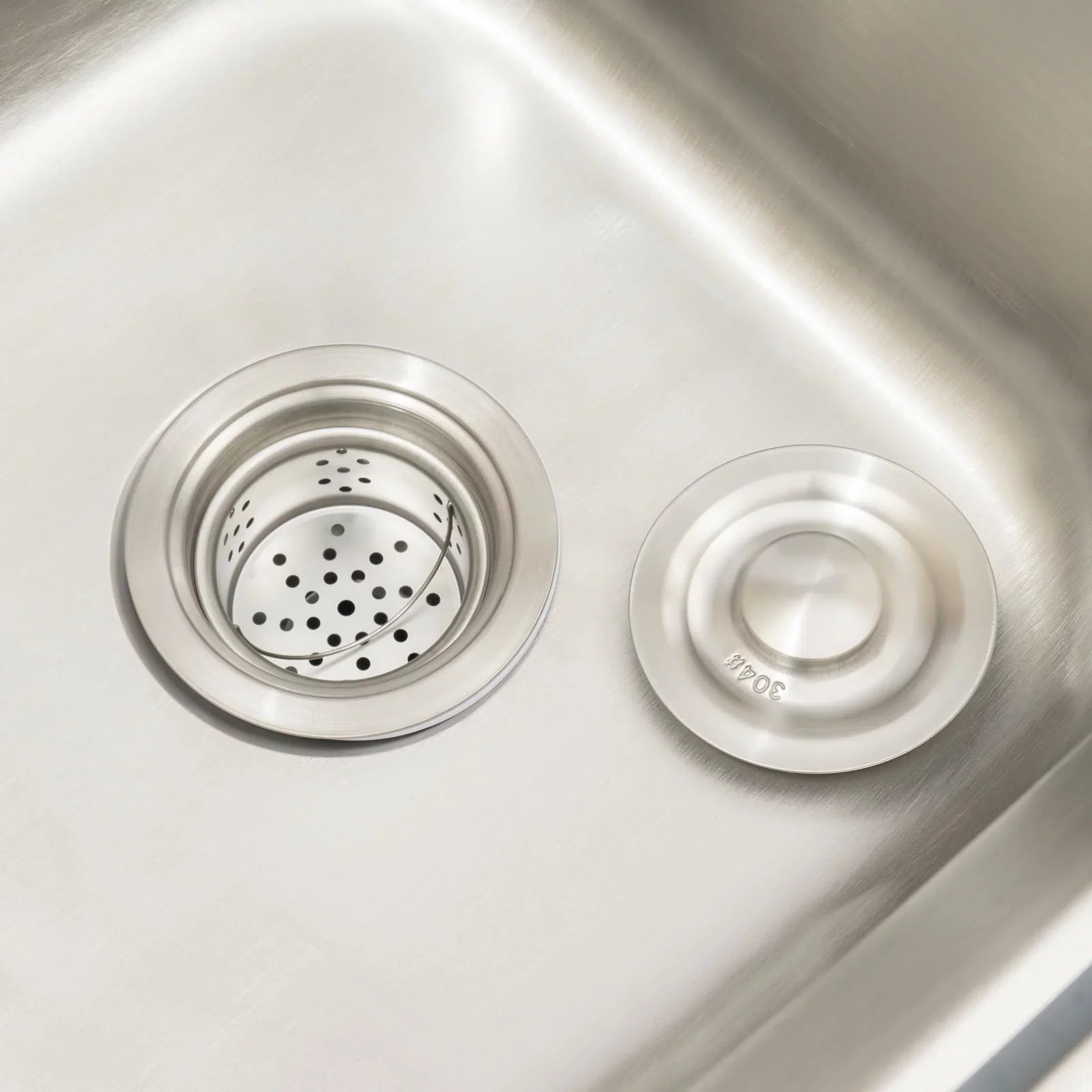 Aiqidi Commercial Stainless Steel Sink Double Bowl Freestanding Restaurant Kitchen Prep & Utility Sink Basin with Channel