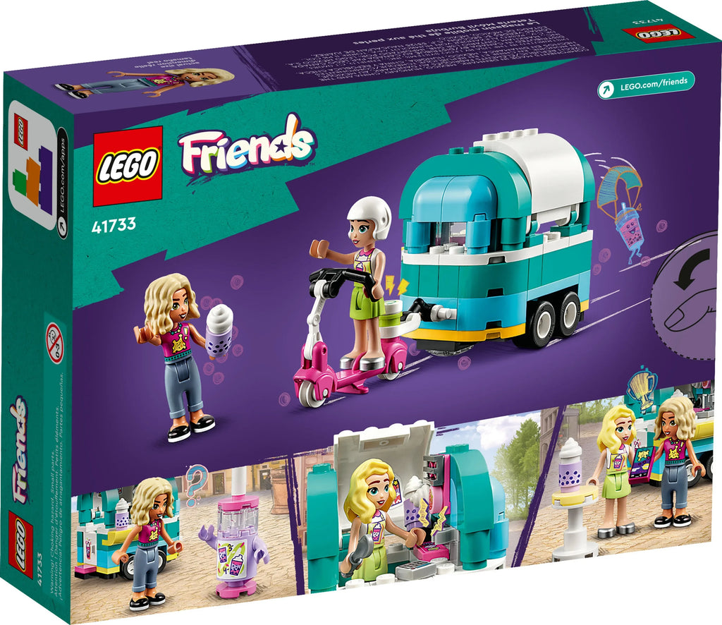 LEGO Edge Mobile Bubble Tea Shop 41733, Fun Vehicle Edge Play Set with Mini-Dolls and Toy Scooter for Girls and Boys Ages 6 Plus