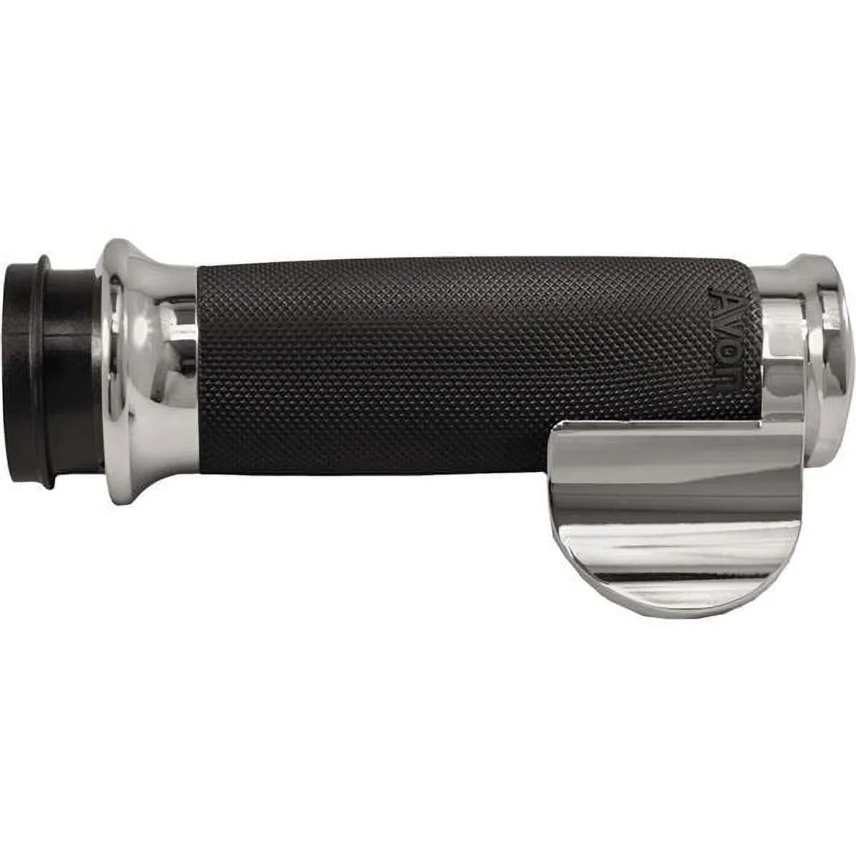Avon Grips CC-85-CH-BO-FLY; Custom Contour Grips W / F-B-W Throttle Boss Chrome