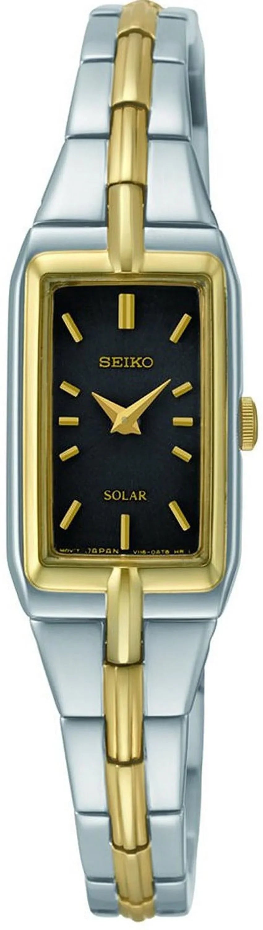 Seiko People SUP274 Analog Display Analog Crystal Two Tone Watch