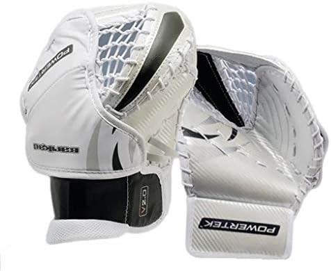 PowerTek Barikad V2.0 Junior Ice Hockey Goalie Pad Set - 26" Leg Pads, Glove & Blocker