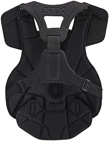 STX Lacrosse Shield 400 Chest Protector, Large , Black