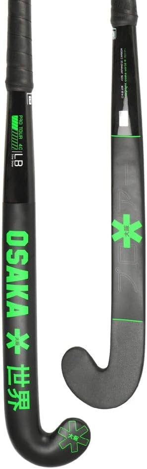 Osaka Field Hockey Stick Pro Tour 40 - Low Bow | Iconic Black