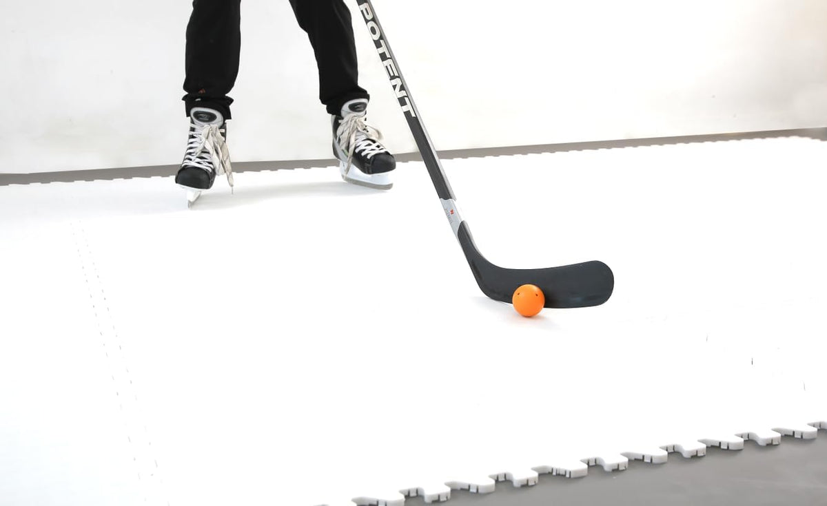 Potent Skateable Synthetic Ice Hockey Tiles (10 pcs per Box, 21.6 SQFT)