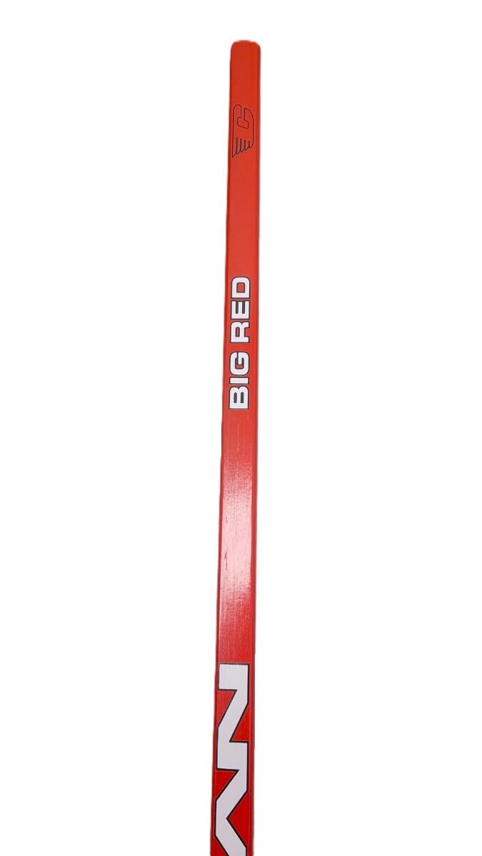 Fischer Canadian Big Red 3-Pack Hockey Sticks - Junior | 50 Flex, P92 Curve | Full ABS Off-Ice Blade, Wood Shaft | Junior, 3 Pack