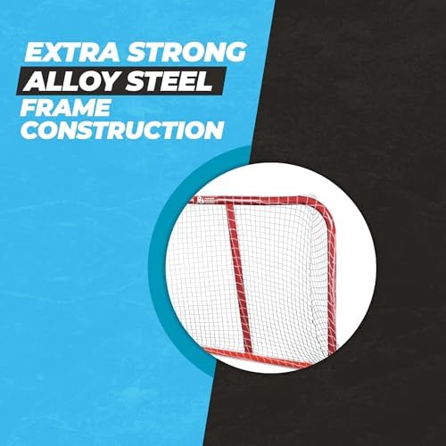 PS 54â Junior Steel Street Hockey Goal + Shooter Tutor