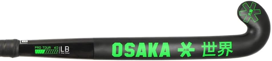 Osaka Field Hockey Stick Pro Tour 40 - Low Bow | Iconic Black