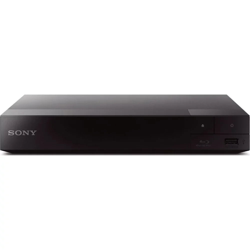 Sony BDP-S3700 Streaming Blu-ray Disc Player with Wi-Fi + Accessories Bundle Includes, 2.4GHz Wireless Backlit Keyboard with Touchpad, 6ft HDMI Cable and Laser Lens Cleaner for DVD/CD Players