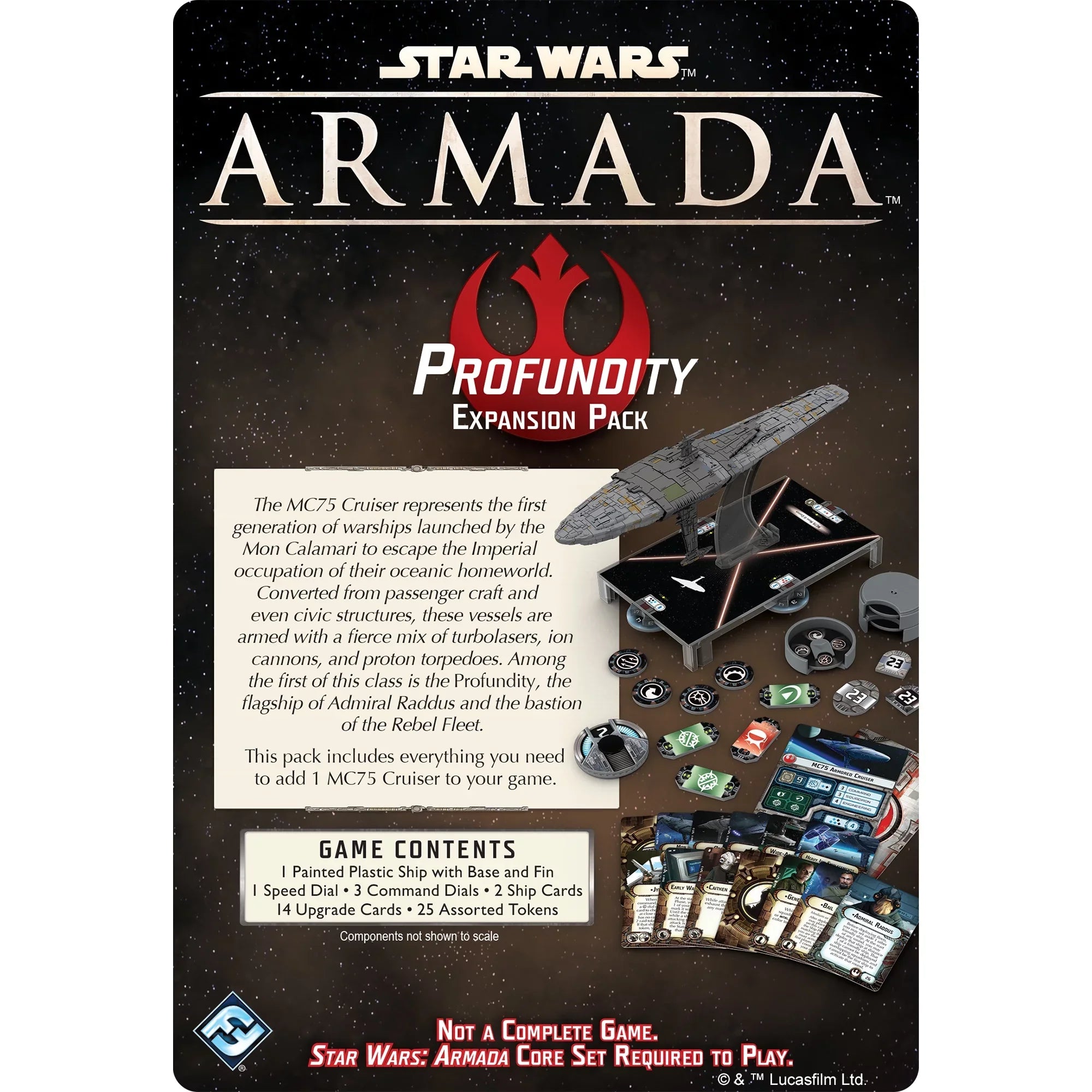 Star Wars Armada Miniatures Battle Game: Profundity Expansion for Ages 14 and up, from Asmodee