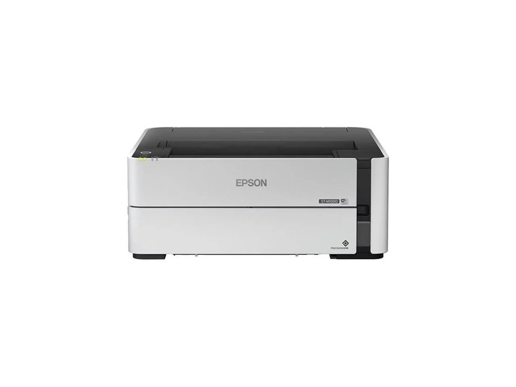 Epson - C11CG94201 - Epson WorkForce ST-M1000 Inkjet Printer - Monochrome - 1200 x 2400 dpi Print - Automatic Duplex Print - 251 Sheets Input - Gigabit Ethernet - Wireless LAN - Wi-Fi Direct,