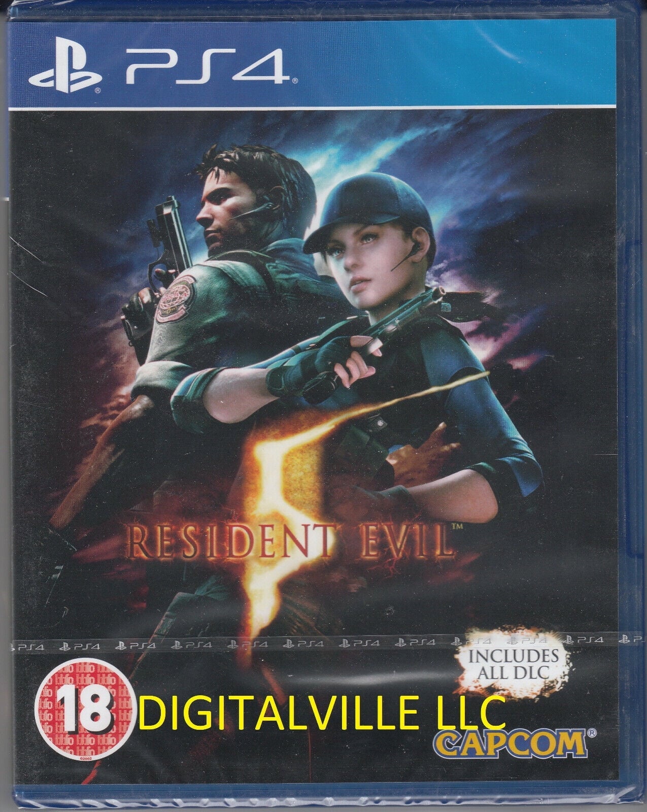 Resident Evil 5 HD PS4 Brand New factory Sealed