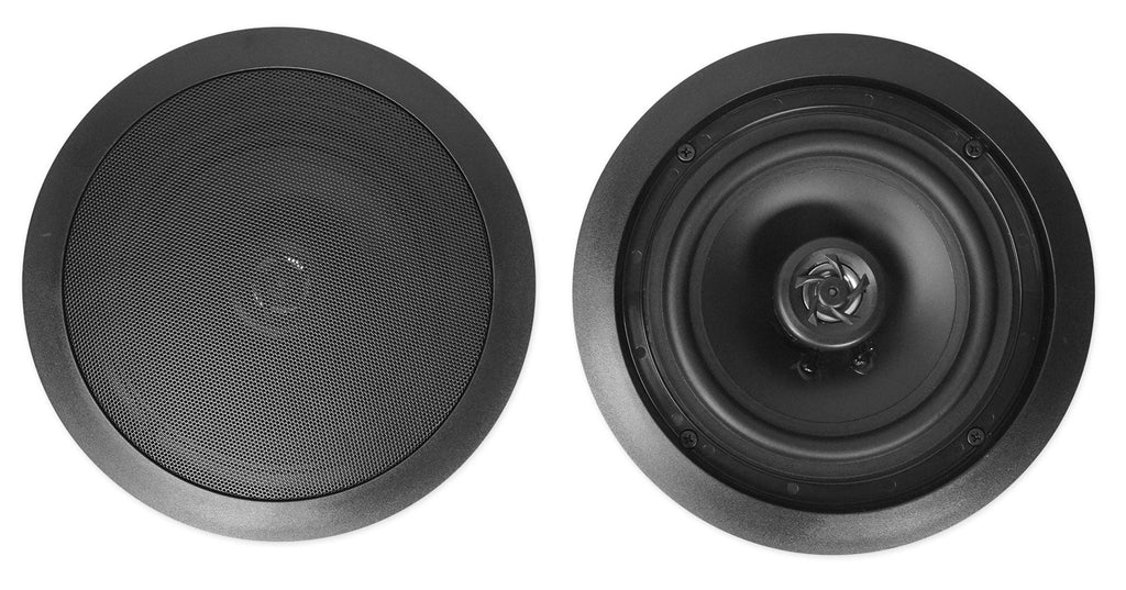 6000w 6) Zone, Home Theater Bluetooth Receiver+(12) Dark 6.5" Ceiling Speakers