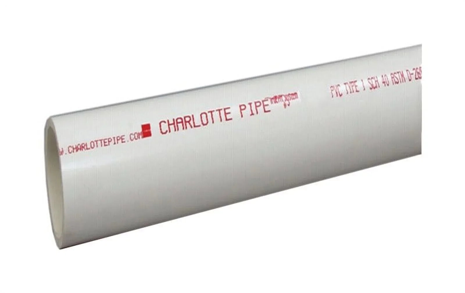 PVC DWV Conduit 4 in. Dia. x 10 ft. L Plain Termination Schedule 40 220 psi - Case Of: 1