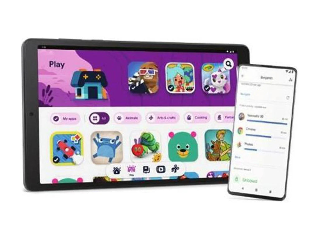Lenovo Tab M8 (4th Gen) Tablet - 8" HD - Cortex A53 Quad-core (4 Core) 2 GHz - 2 GB RAM - 32 GB Storage - Android 12 - Arctic Gray - MediaTek Helio A22 SoC microSD Supported - 1280 x 800 - In-plane...
