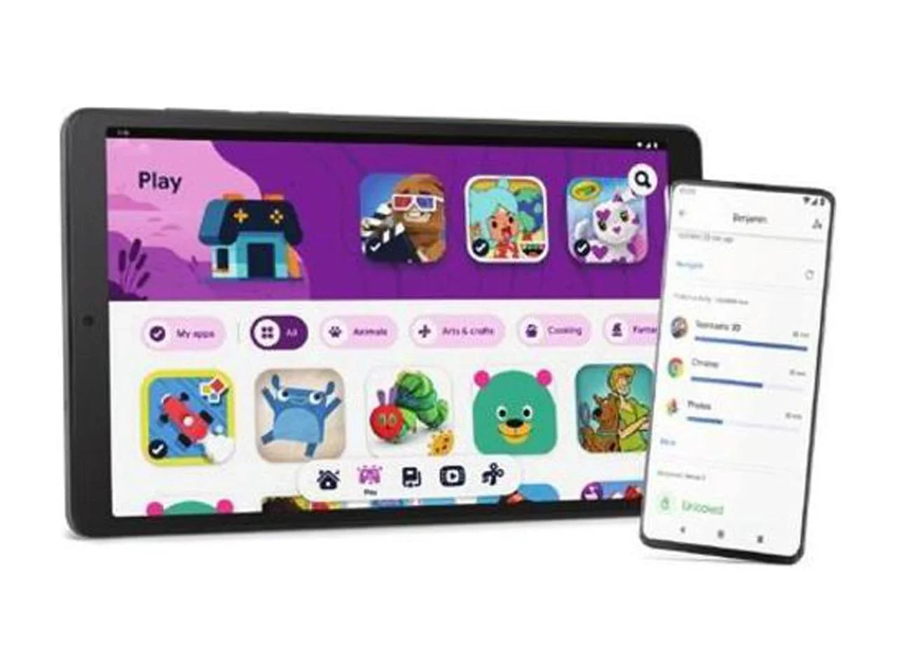 Lenovo Tab M8 (4th Gen) Tablet - 8" HD - Cortex A53 Quad-core (4 Core) 2 GHz - 2 GB RAM - 32 GB Storage - Android 12 - Arctic Gray - MediaTek Helio A22 SoC microSD Supported - 1280 x 800 - In-plane...