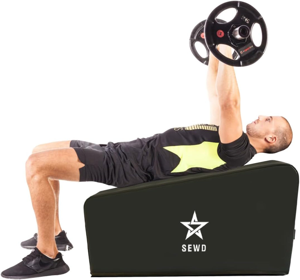 Pilates and Yoga Bench by SEWD â Portable Workout Bench for Full Body Exercise with Handle â Weight Training, AB Workout, Hip Thrust and Glute Training Home Gym Equipment