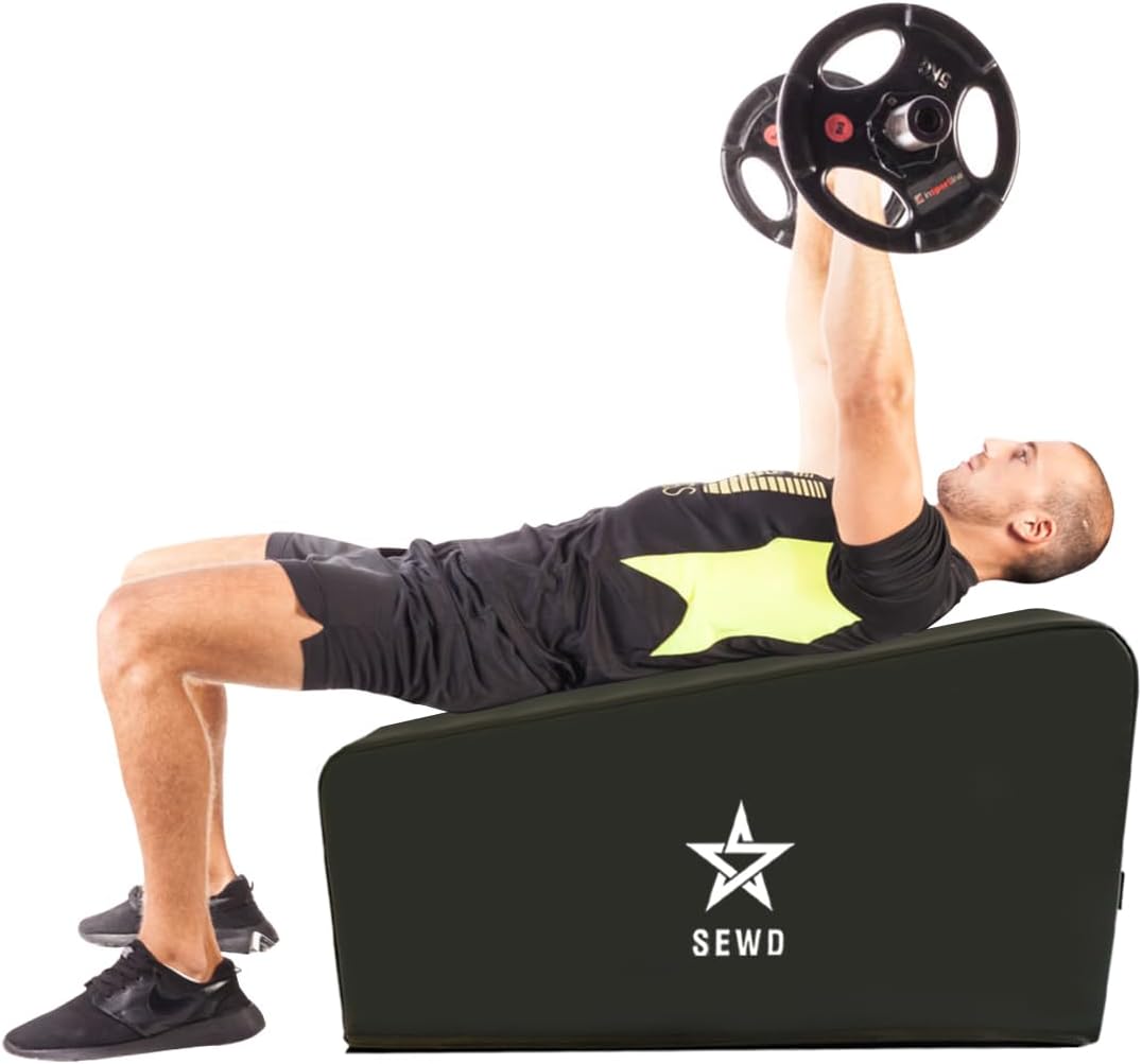 Pilates and Yoga Bench by SEWD â Portable Workout Bench for Full Body Exercise with Handle â Weight Training, AB Workout, Hip Thrust and Glute Training Home Gym Equipment