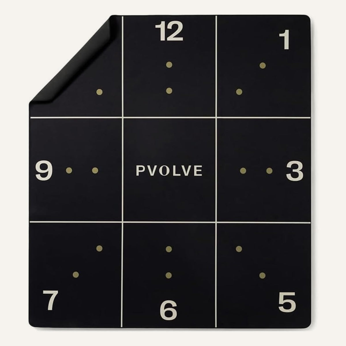 Pvolve Precision Mat - Home Workout Equipment, 4.6â x 4â x 2.2mm Rubber Mat for Home Gym, Cardio, Fitness, Designed To Be Used with The Pvolve Functional Fitness Method